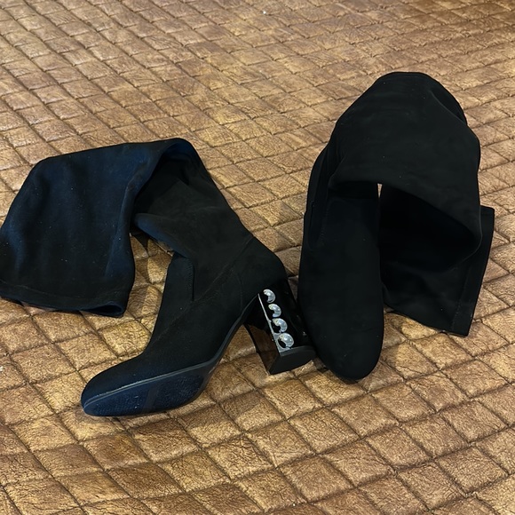 NWOT Carlos Quantum thigh high boots - Picture 1 of 13